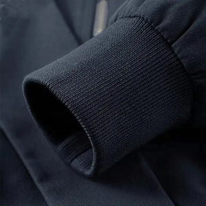 2025 régulier toile avant PU gros personnalisé qualité printemps Polyester Bomber veste respirant hiver vêtements d'extérieur fermeture à glissière - Product Image 4