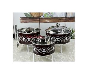 Latest Design Different Shape Chafing Design Stainless Steel and Brass <b>Food</b> Warmer Chafing Dish <b>for</b> <b>Hot</b> Selling - Product Image 3