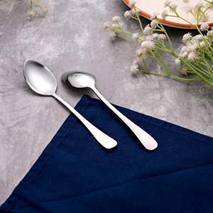 <b>Set</b> of 2 Velvet Shine <b>Silver</b> Measuring <b>Tea</b> Spoons - Product Image 3