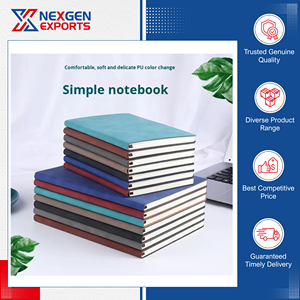 Global Distributor Selling Top Notch Quality A5 Size Thread Sewing Leather <b>Diary</b> Hardcover Organizer/Planner Notebook 100 Sheets - Product Image 2