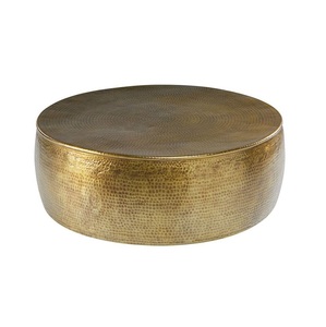 Mesa de centro de aluminio de nuevo diseño con trabajo martillado para decoración interior del hogar - Product Image 6