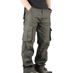 Pantalones Cargo Unisex de Primera Calidad, Tela Transpirable, Estilo Casual, Múltiples Bolsillos, Antiarrugas, Corte Recto, Cintura Media, Ropa Deportiva - Product Image 2