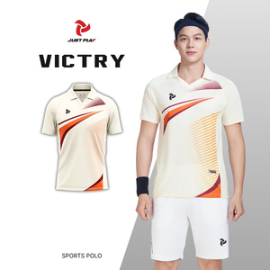 Polo deportivo Unisex para hombre y mujer, ropa de Pickleball de poliéster 100%, transpirable, elástico, ligero, secado rápido, al mejor precio - Product Image 1