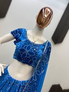 ผ้าไหมโรมันพรีเมี่ยมพร้อมพิมพ์ดิจิตอลชุดปาร์ตี้ฉลองเปิดตัว - Product Image 2