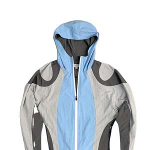 Custom Plus Size Thermal Solid Long Sleeve Windbreaker Nylon Outdoor Sports Running Zipper Unisex Two Piece Short Set - Product Image 4