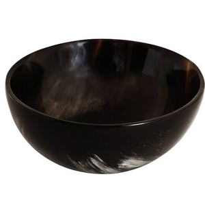 Artículos decorativos para el hogar respetuosos con el medio ambiente, recién llegado, vajilla de diseño moderno de alta calidad, cuenco de cuerno, lametierartz pulido a mano - Product Image 2