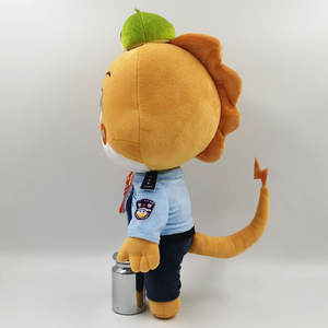Peluches prix d'usine fabricant personnalisé Logo personnalisé mode décoratif dessin animé Animal Police doux en peluche jouet - Product Image 3