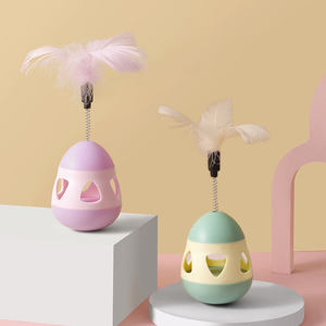 Swing Tumbler Exercise Eco-Friendly Modern <b>Interactive</b> Pet <b>Toys</b> Indoor New Automatic <b>Cat</b> Feather <b>Toys</b> - Product Image 3