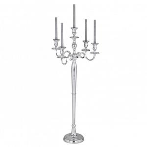Luxury Silver Metal Crystal <b>Candelabra</b> for Home Wedding Decorative Centerpiece Formal Event Decorative <b>Candelabra</b> - Product Image 4