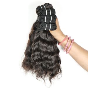 Brut pas cher en gros machine double trame 100% tissage vietnamien faisceau couleur naturelle cheveux femmes noires extensions de cheveux humains - Product Image 5