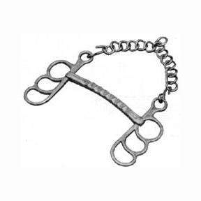 Bocado Ecuestre de Acero Inoxidable con Hebilla de Doble Anillo, Operación Manual, Certificado MOL para Montar y Entrenar - Product Image 3