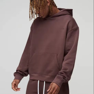 Sweat-shirt surdimensionné pour homme hiver 2025 avec broderie et impression, coton lourd de qualité, impression de logo personnalisée OEM - Product Image 1