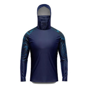 Sprixo Enterprises UV Pesca Pullover Sudadera con capucha Camisas 100% Poliéster Spandex Ropa deportiva Ropa de pesca Impresión por sublimación - Product Image 2