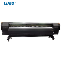 Imprimante éco-solvant Toile Flex Format d'impression à solvant quatre largeurs pour affichage extérieur KONICA 512i Heads Imprimante à jet d'encre