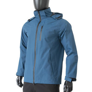 Veste coupe-vent pour homme à col montant et fermeture éclair, idéale pour l'automne – Nouveauté ODM - Product Image 2