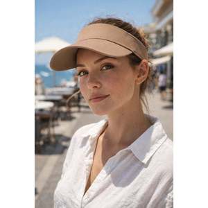 Chapeau à visière ouverte en vison - Protection solaire élégante pour la tête Spk13 - vison - Product Image 6