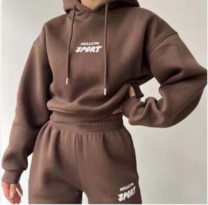 Sweat à capuche avec logo personnalisé pour femmes Vente en gros d'usine OEM Pull-over en coton Streetwear - Product Image 1