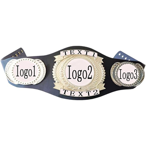 Ceinture de lutte de championnat entièrement personnalisable Tous les sports Fantasy Football et boxe Équipement de style d'art martial - Product Image 1