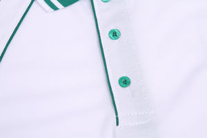 Camiseta Deportiva de Manga Corta al por Mayor, con Logotipo Frontal Sólido Personalizado, 100% Algodón, Secado Rápido, Informal, Transpirable, para Exteriores - Product Image 5