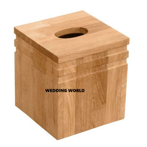 Couleur grise nouvelle boîte à mouchoirs en bois de luxe classique élégant fait à la main meilleure vente de vaisselle nouvelle boîte à mouchoirs en bois en gros - Product Image 2