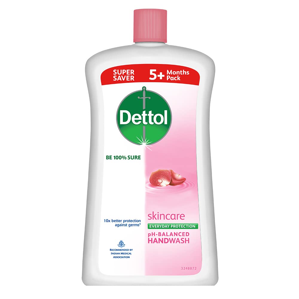 Dettol Vloeibare Handwas Originele Handwas Kiemverdedigingsformule 900 Ml Navulfles Gemakkelijk Op Te Bergen Voor Thuis-En Kantoorgebruik