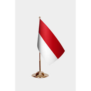 Drapeaux décoratifs de bureau indonésiens, accessoires d'affichage pour les espaces de travail - Product Image 2