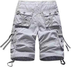 กางเกงขาสั้นคาร์โก้สำหรับผู้ชายกางเกงขาสั้นคาร์โก้ระบายอากาศได้ดีมีหลายกระเป๋ากางเกงยีนส์ผ้าฝ้ายสำหรับฤดูร้อน - Product Image 2