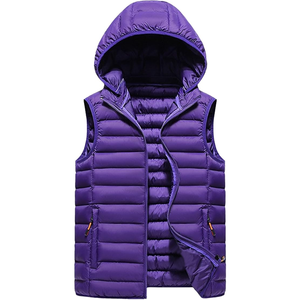 100% coton fait gilet veste vestes sur mesure manches moins doudounes - Product Image 5