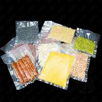 Aangepaste Vacuümsealer Zakken Food Grade Pa/Pe Heat Afsluitbare Doorzichtige Vacuümzak Voor Vleesvisverpakkingen