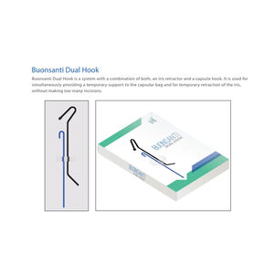 Alta calidad Buonsanti Dual Hook Retracción temporal Iris Care Capsar Bag Instrumentos ópticos para uso médico - Product Image 4