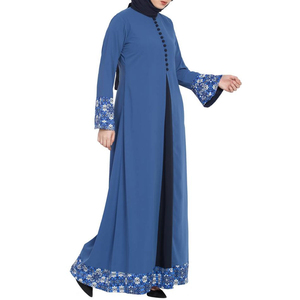 Abaya confortable pour femmes, coupe ample, quatre saisons, belle, traditionnelle, musulmane, 100% matière pure, vente en gros, élégante, manches longues - Product Image 3