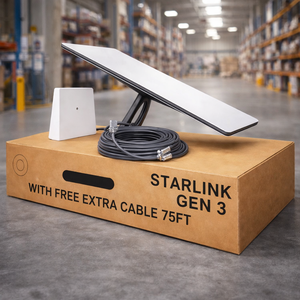 Kit de Internet Satelital Starlink Gen 3 de Alta Velocidad, Router Wi-Fi Tri-Banda para Áreas Remotas, Uso Móvil, Router Wi-Fi 6 + Extra - Product Image 5