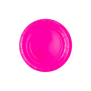Piatti di Carta Fucsia Party Love 17Cm, Piatti Usa e Getta per Feste, Confezione da 12 Pezzi - Product Image 2