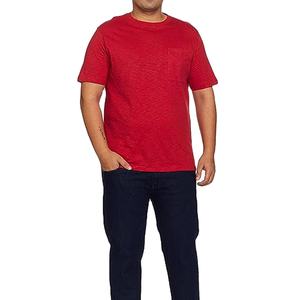 Nous sommes une usine OEM qui crée des designs de t-shirts en coton pour hommes de haute qualité, fabriqués au Pakistan pour les lignes de vêtements professionnels. - Product Image 1