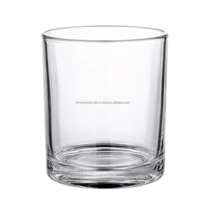 Vente en gros de bocaux à bougies transparents de haute qualité récipients à bougies en verre taille différente prix personnalisé - Product Image 3