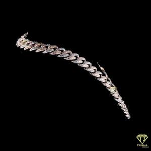 สร้อยคอแบบโซ่สำหรับปลูกในห้องแล็บเงินสเตอร์ลิงประดับเพชรทางเลือกสำหรับสวมใส่ในชีวิตประจำวัน - Product Image 2