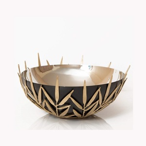 Exclusive Quality Incense <b>Oud</b> Burner In Metal Gold And Black Color <b>Bakhoor</b> Burner For Wedding And Hotel Use - Product Image 2