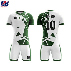 ชุดเล่นฟุตบอลผ้าโพลีเอสเตอร์แบบแห้งเร็วระบายอากาศได้ดีชุดเล่นโลโก้100% สำหรับผู้ชายมาใหม่ - Product Image 3