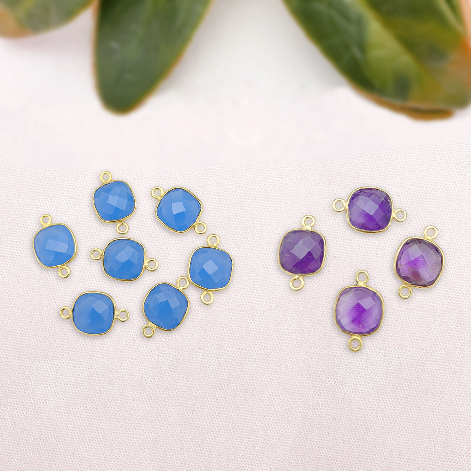 Amethyst and Blue Chalcedony