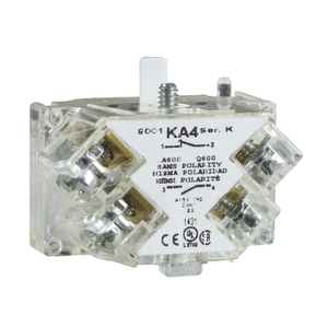 Blocco di Contatti SCHNEIDER ELECTRIC Harmony 9001K, Contatti in Lega d'Argento 9001SK, Morsetto a Vite, Contatti Elettrici - Product Image 1