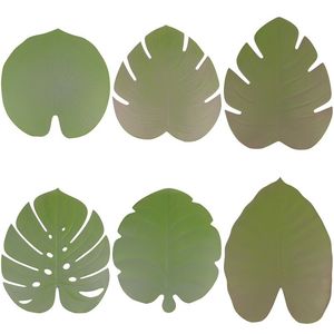 Tovaglietta Lavabile in EVA con Design a Foglie Tropicali per Uso Domestico - Product Image 1