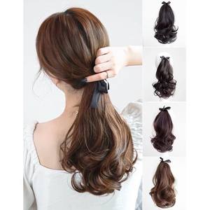 Top Produit Perruque Queue de Cheval Cheveux Bouclés 30cm à partir de 100% Cheveux Humains - Product Image 4