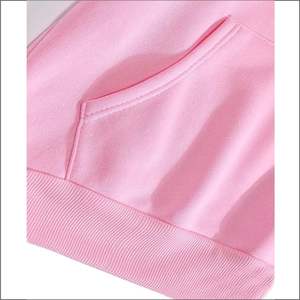 เสื้อสวมหัวแขนยาวมีฮู้ดเสื้อสวมหัวผ้าฝ้ายโพลีเอสเตอร์ย้อมสี250gsm สีต่างๆ100% - Product Image 5