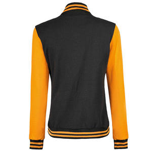 Slim Fit femmes col rond collège université vestes coupe-vent boutonné vêtements d'extérieur manteaux dames Baseball université vêtements d'extérieur - Product Image 2