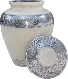 Urna Funeraria de Metal Morado de Lujo para Cenizas Humanas de Adultos |   Urna Funeraria Conmemorativa de 200 Pulgadas Cúbicas |   OEM Personalizado Disponible - Product Image 5