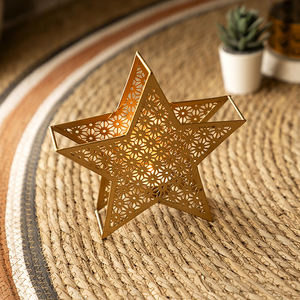 Décorations de maison pour le Ramadan 2026, lanternes marocaines classiques et bougeoirs faits à la main pour la décoration de table et de sol - Product Image 3