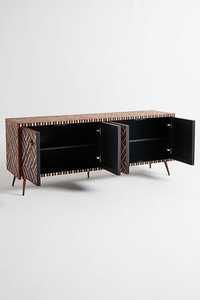 Meubles artisanaux en incrustation d'os de style moderne de l'Inde Commode console pour salon - Product Image 3