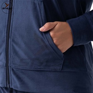 Conjunto de chándal de gimnasio ecológico para mujer personalizado, nuevo equipo de correr de invierno a la moda - Product Image 4