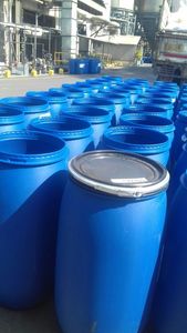 Venda quente 200L HDPE Azul Barreiras De Embalagem De Plástico/tambor Recipiente com anéis duplos atacado \ Galão Usado Tambor De Plástico - Product Image 2