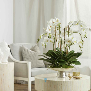 La mejor opción de accesorios de decoración de mesa de centro MOP, mesas de centro blancas redondas con Incrustaciones de nácar elegantes en la sala de estar - Product Image 4